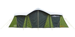 Moa 12 Canvas Tent Back View