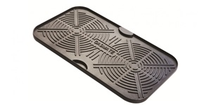 Deluxe double sided grill plate